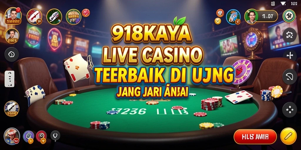 Tampilan gameplay Live Casino di aplikasi 918KAYA yang menarik.