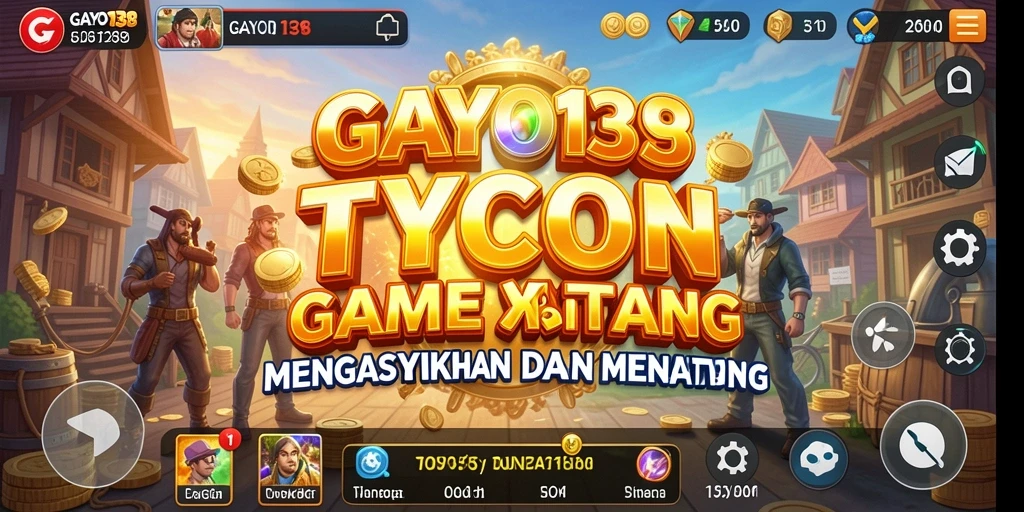 Tampilan gameplay Tycoon yang menakjubkan di GAYO138.