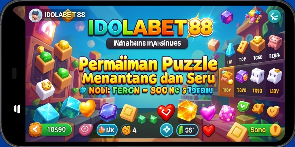 Tampilan gameplay menarik dari IDOLABET88 saat memecahkan puzzle.
