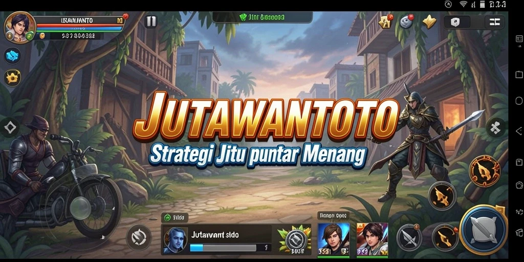 Tampilan gameplay menarik dari JUTAWANTOTO dengan strategi mendalam.