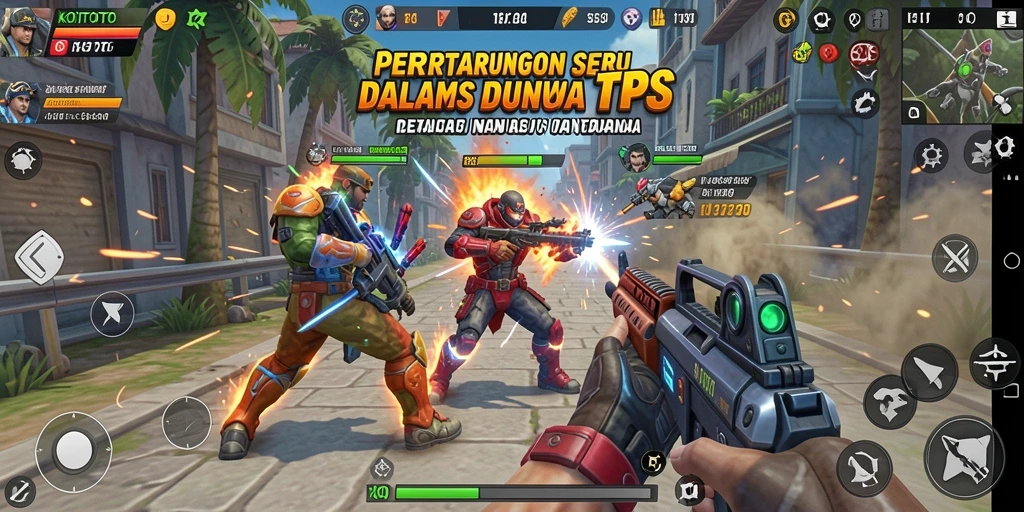 Tangkapan layar gameplay KOITOTO yang menampilkan aksi pertempuran yang dinamis.