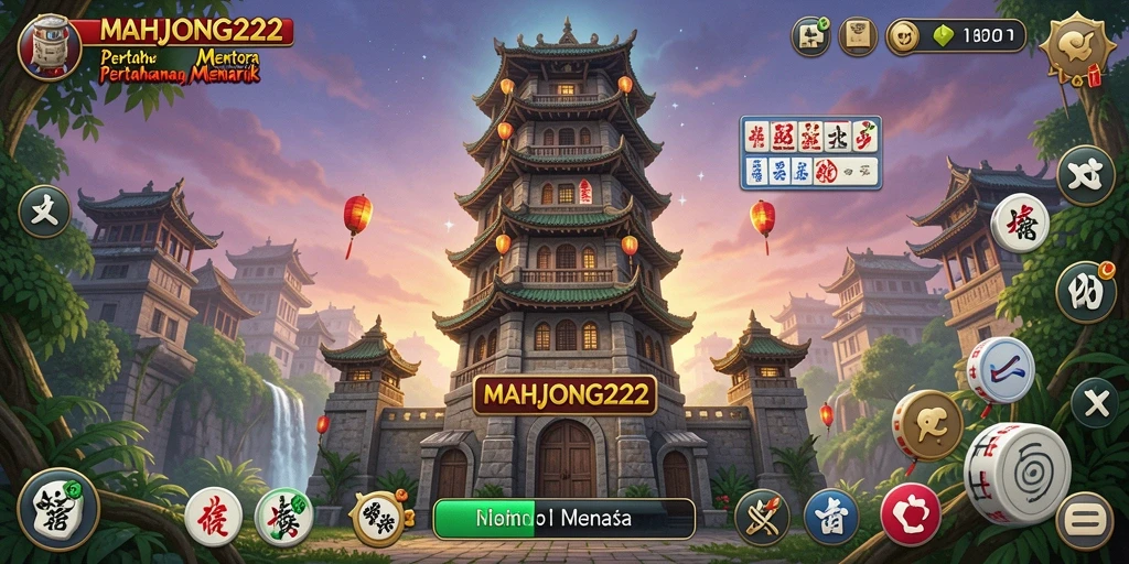 Gameplay seru dari MAHJONG222 menampilkan pertahanan strategis yang menarik.