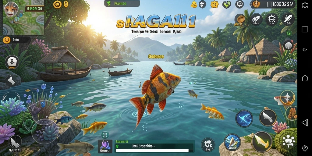 Tangkapan besar dalam gameplay NAGA11 yang memukau.