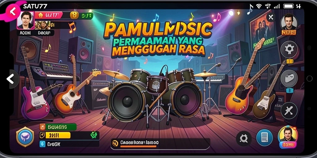Tampilan gameplay SATU77 yang interaktif dan penuh warna.