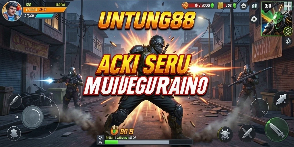 Tangkapan layar menunjukkan aksi seru dalam permainan UNTUNG88.