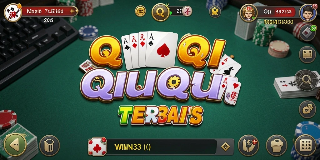 Tangkapan layar gameplay QiuQiu yang menarik di WIN33.